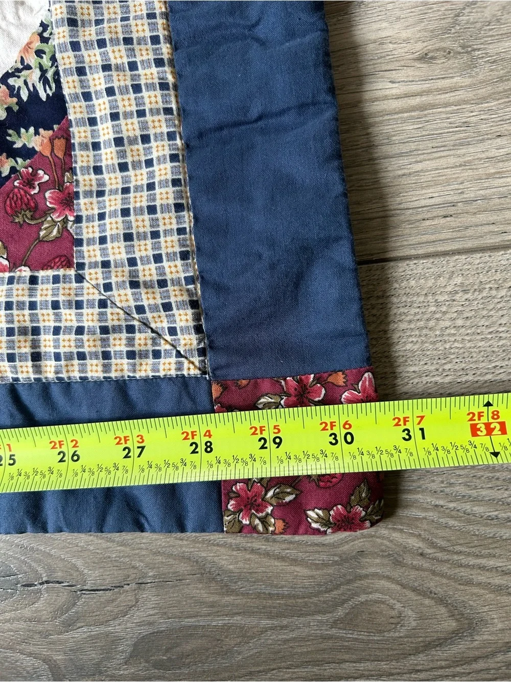 Keeco Bedding Floral patchwork Country Farmhouse Quilt + 2 pillow shams 90 X 95
